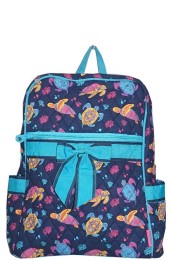 Quilted Backpack-NTT7015/BLUE